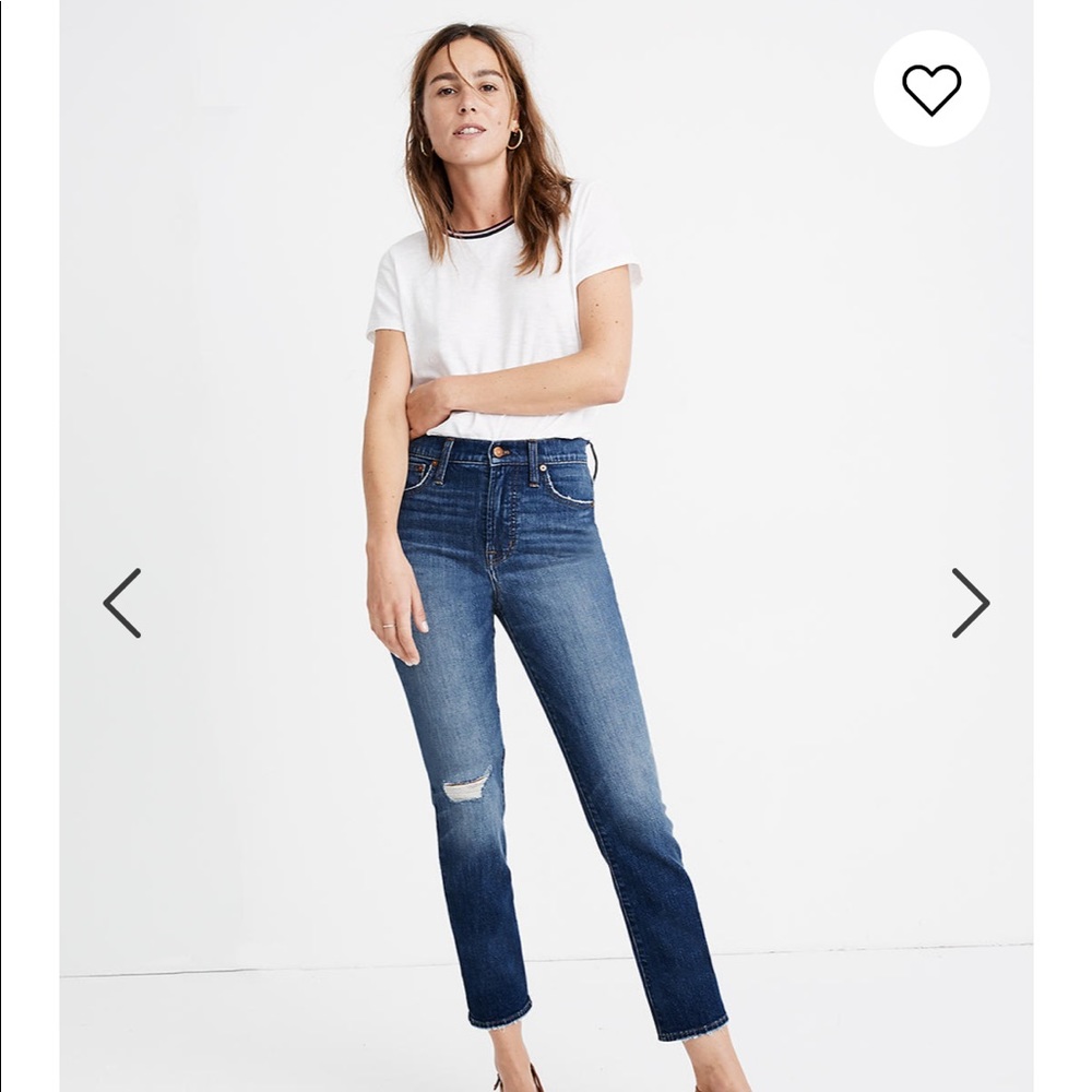 New Madewell limited The perfect crop jeans